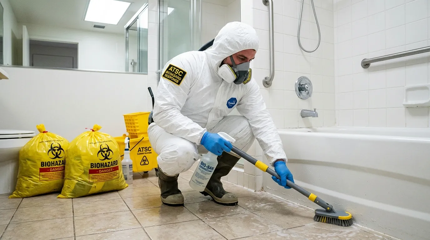 Decontamination equipment deployed for Blood Cleanup in Audubon